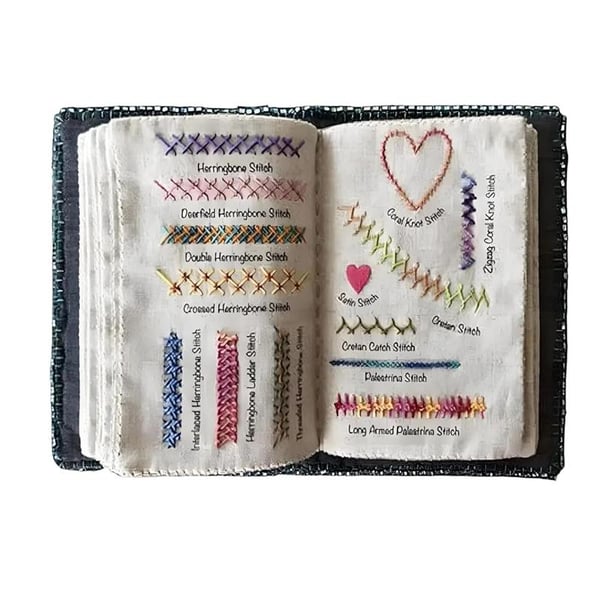 🌈Beginner-Friendly💕 Embroidery Stitch Book