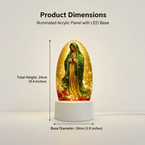 🕊️Divine Radiance: Our Lady of Guadalupe Light✨