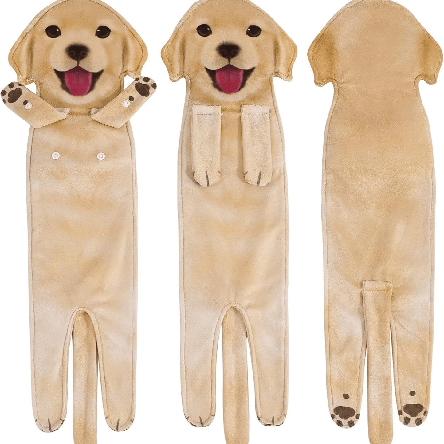 Funny Cat & Dog Hand Towels