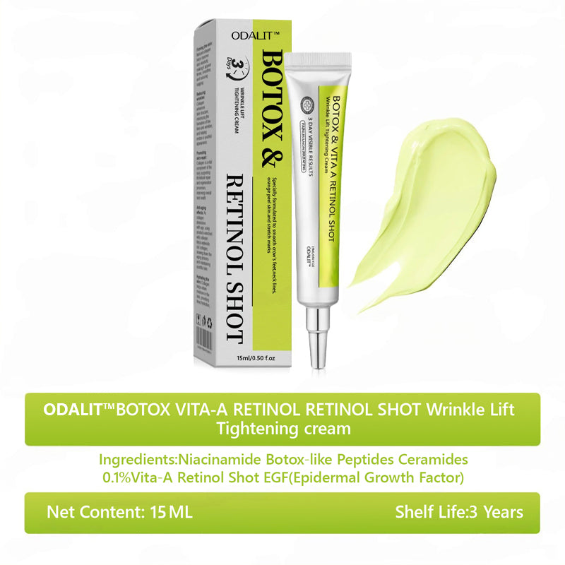 [🔥Last Day 70% OFF] ODALIT™ Botox & Retinol Shot - Eraser for Deep Wrinkles, Sagging Jowls & Puffy Eyes