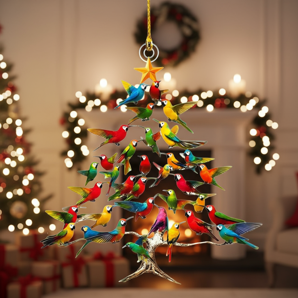 ✨🐦 Hummingbird Holiday Ornament – Nature’s Beauty in Your Home 🎄