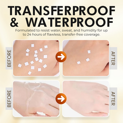 NEGUSY™ 2-in-1 Foundation Concealer Stick with Built-in Brush