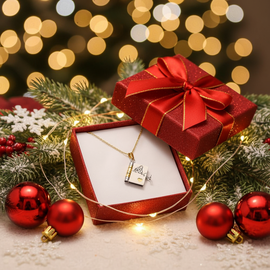 For Family - The Most Beautiful Christmas Special Chapter Book Necklace