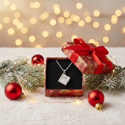 For Family - The Most Beautiful Christmas Special Chapter Book Necklace