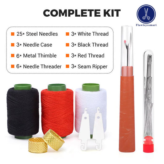 🎄Christmas-Sale 49%Off🧵✂️34PCS Big Eye Steel Needles Set