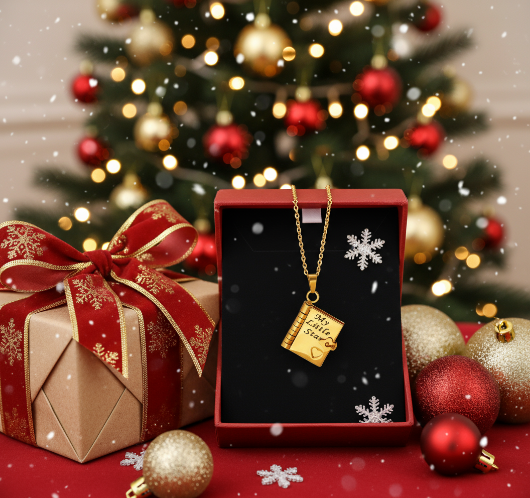 For Family - The Most Beautiful Christmas Special Chapter Book Necklace