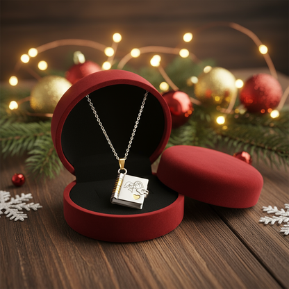 For Family - The Most Beautiful Christmas Special Chapter Book Necklace