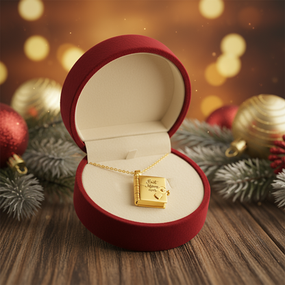 For Family - The Most Beautiful Christmas Special Chapter Book Necklace