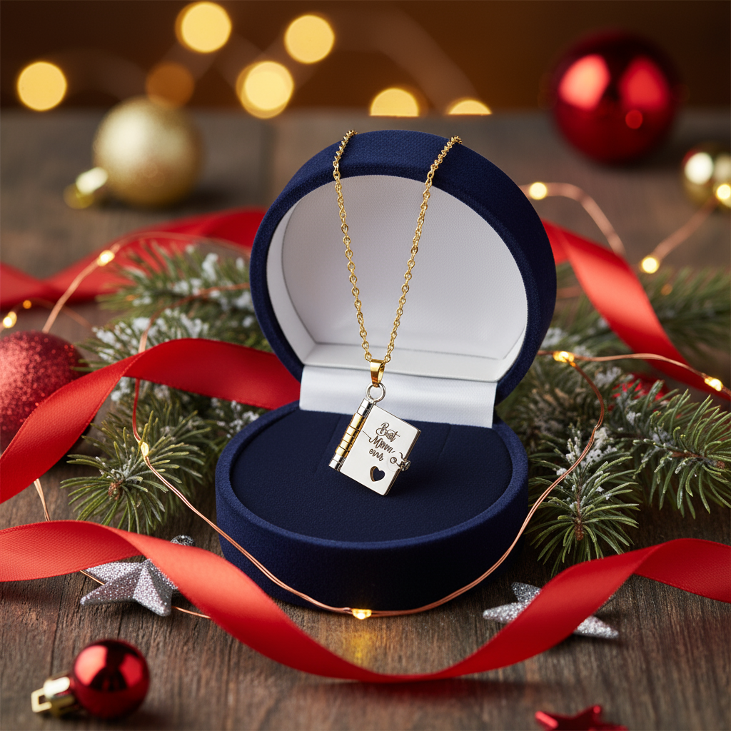 For Family - The Most Beautiful Christmas Special Chapter Book Necklace
