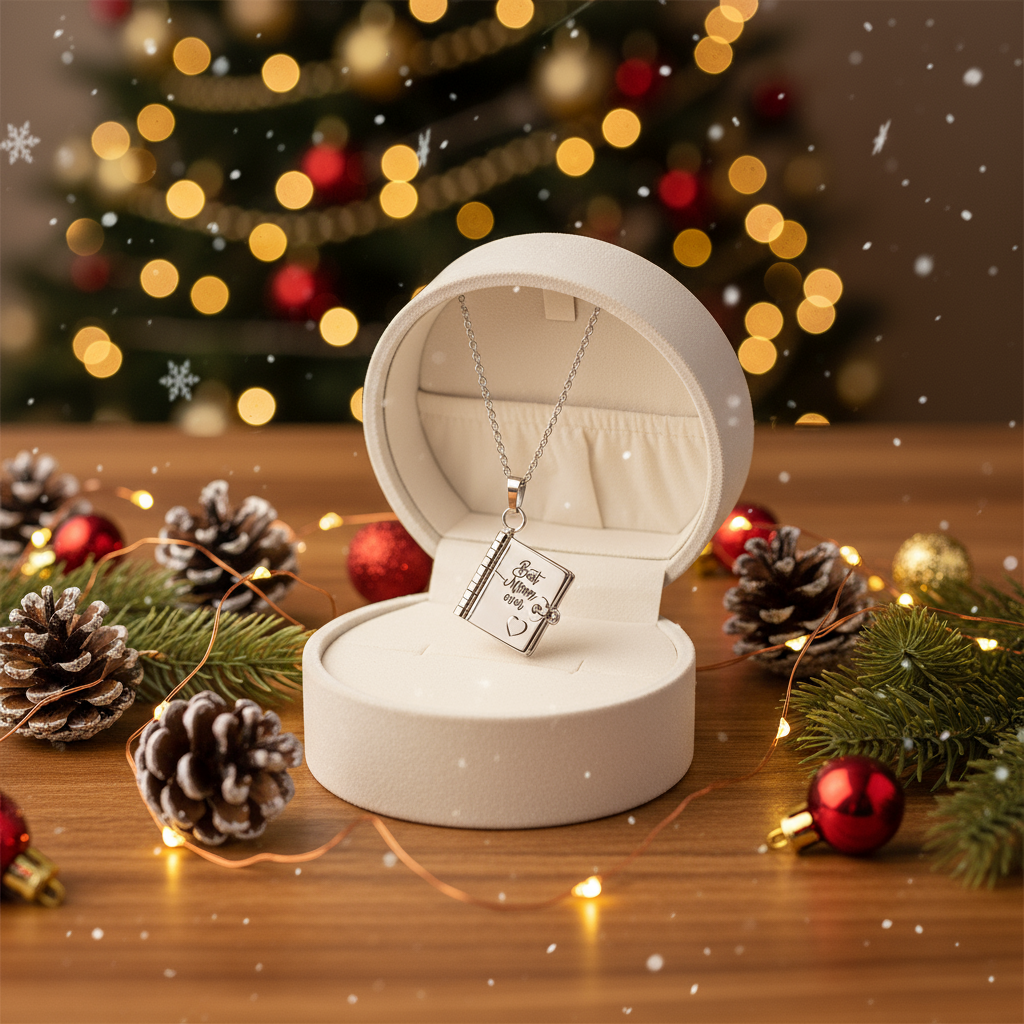 For Family - The Most Beautiful Christmas Special Chapter Book Necklace