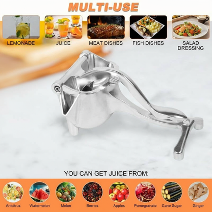 Hand Juicer Squeezer- Aluminum Manual Press Juicer🍹