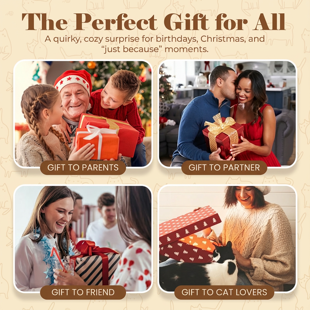 The "Big Stretch" Kitty Slides - Ultra Soft 3D Cat Slippers