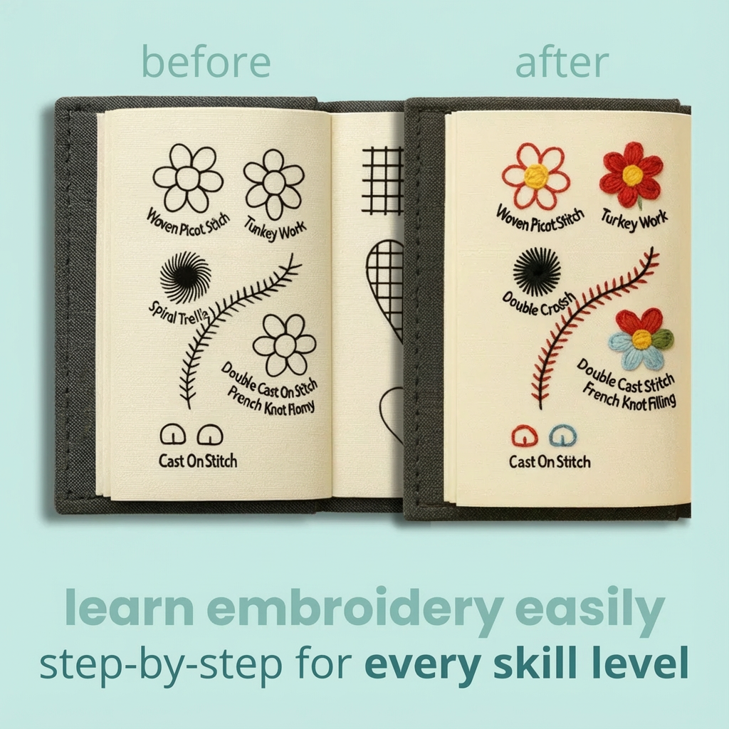 embroidery stitch book