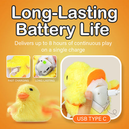 Electric Cat Toy - Flappy Yellow Duck