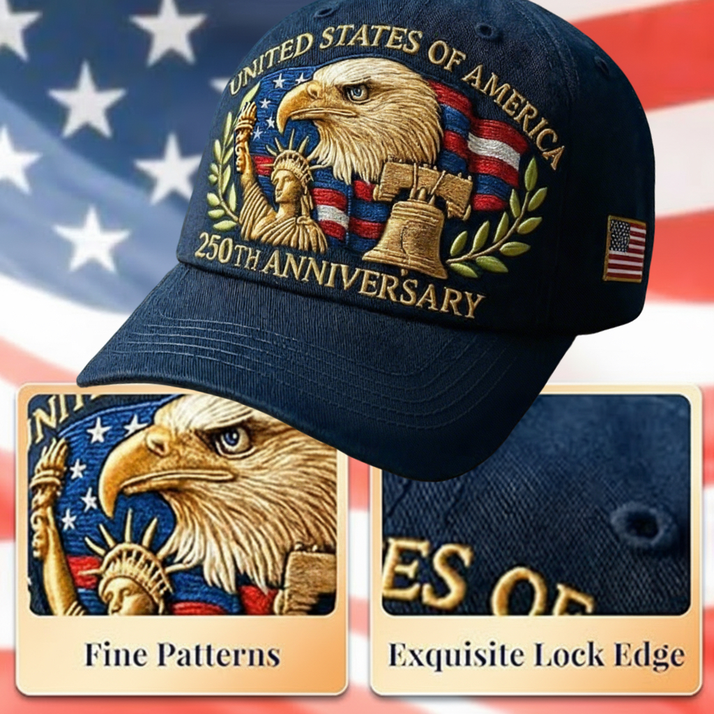 🗽Eagle & Liberty – United States 250th Anniversary Hat🦅(Breathable & Lightweight Comfort & Unisex Fit)