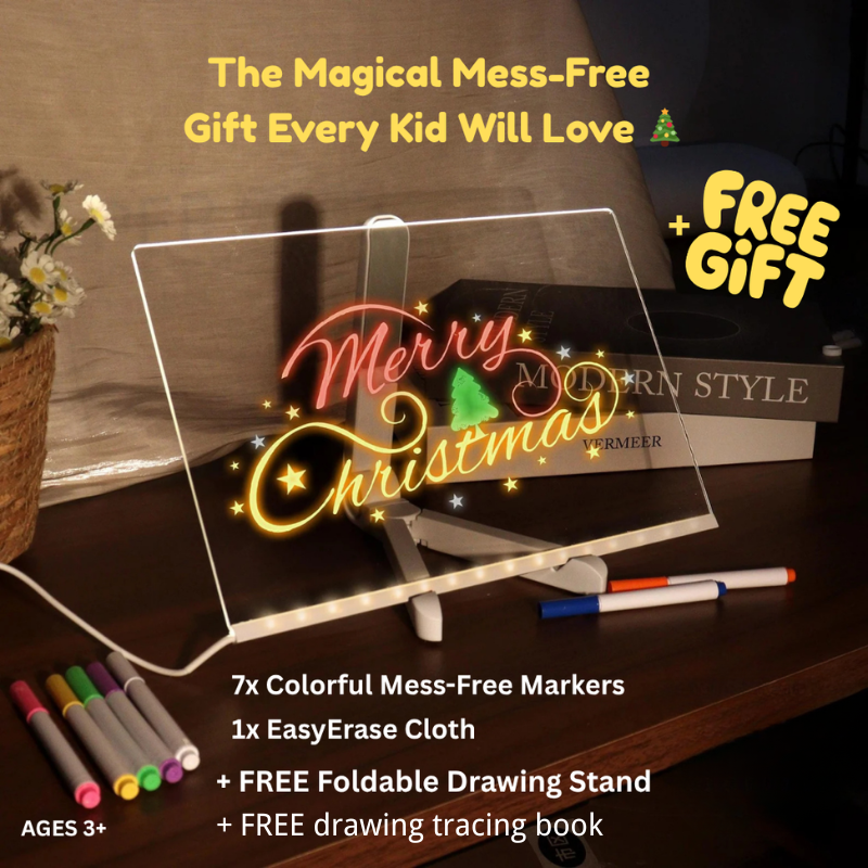 Light Trace Glow Drawing Panel