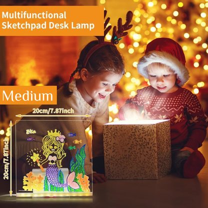 Light Trace Glow Drawing Panel