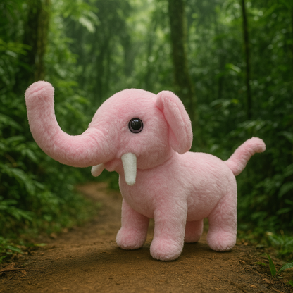 🐘Meet Ellie —🌴 The Elephant Friend That Walks, Bark& Wags Her Tail!