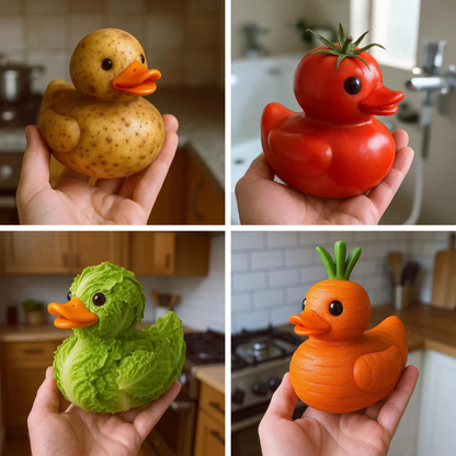 🦆 Whimsical Vegetable Duck Figurines 🥕 | Perfect Christmas Gift 🎁