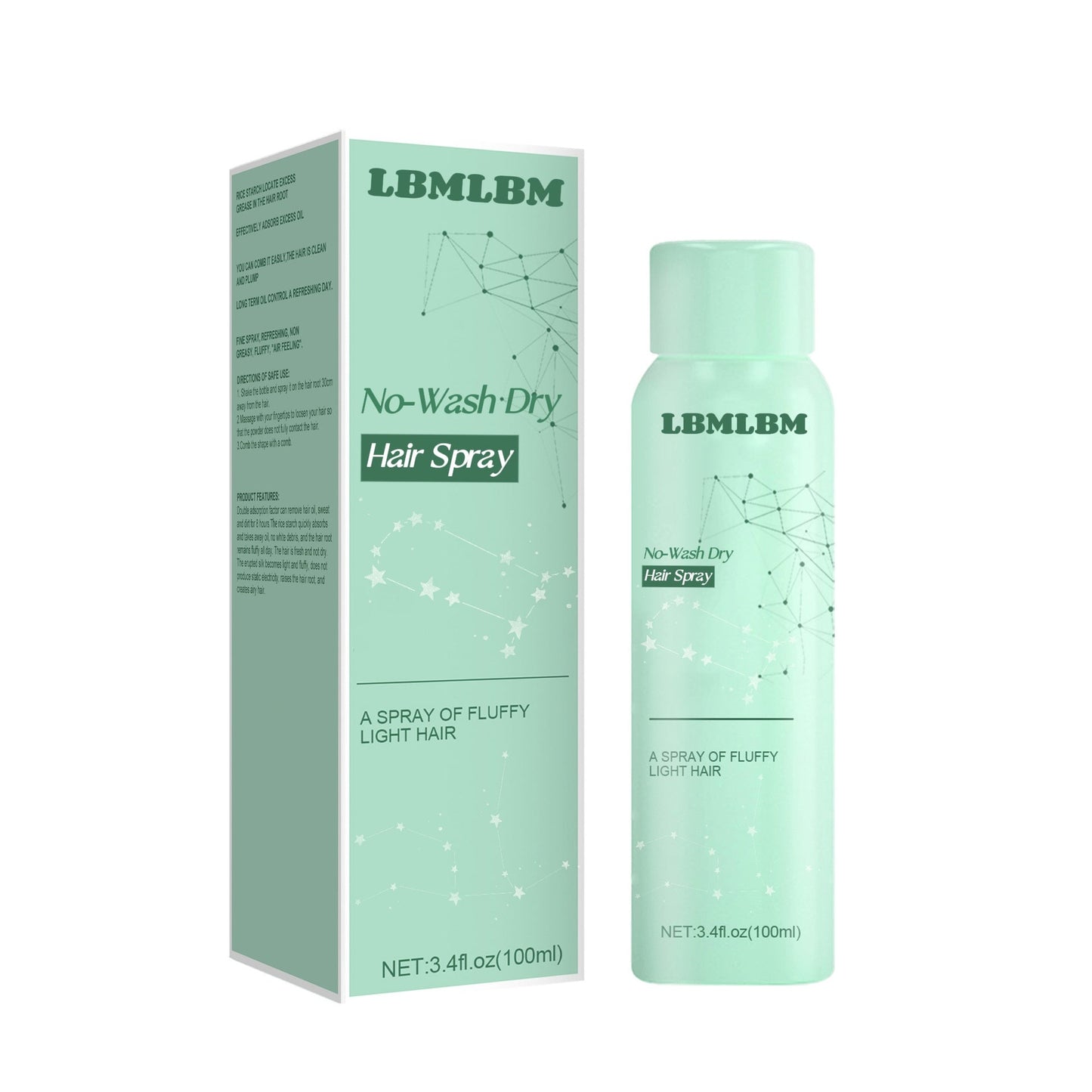 LBMLBM™ No-Wash Dry Hair Spray