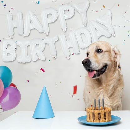 Happy Birthday Balloons Banner 16 Inch