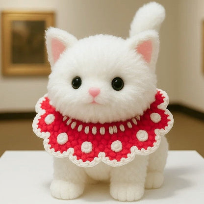 🧶Hand-woven collar -🎀cat accessories