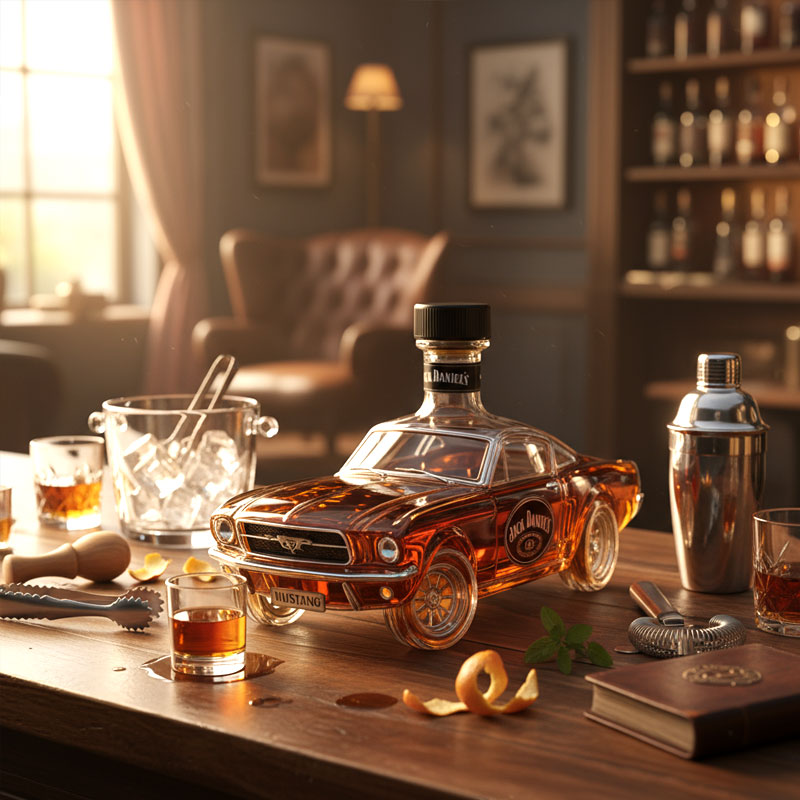 Bronco Whiskyflasche