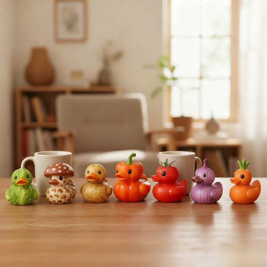 🦆 Whimsical Vegetable Duck Figurines 🥕 | Perfect Christmas Gift 🎁