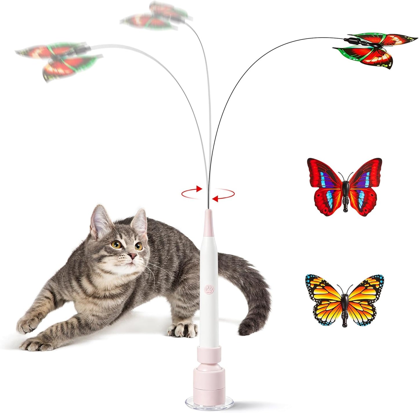 Interactive Butterfly Cat Teaser