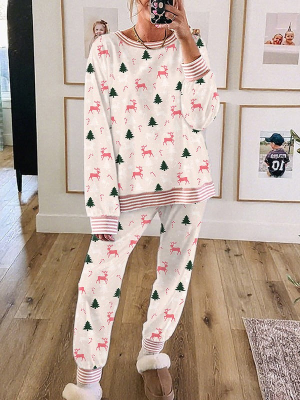 🎄Christmas Trees and Bows Pajama Set ⭐
