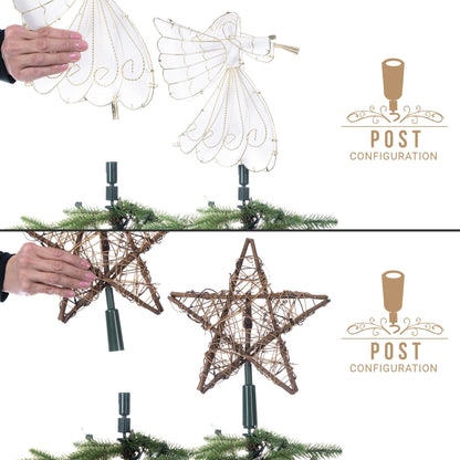 Christmas Tree Topper Holder - Twist-On Stabilizer🎄