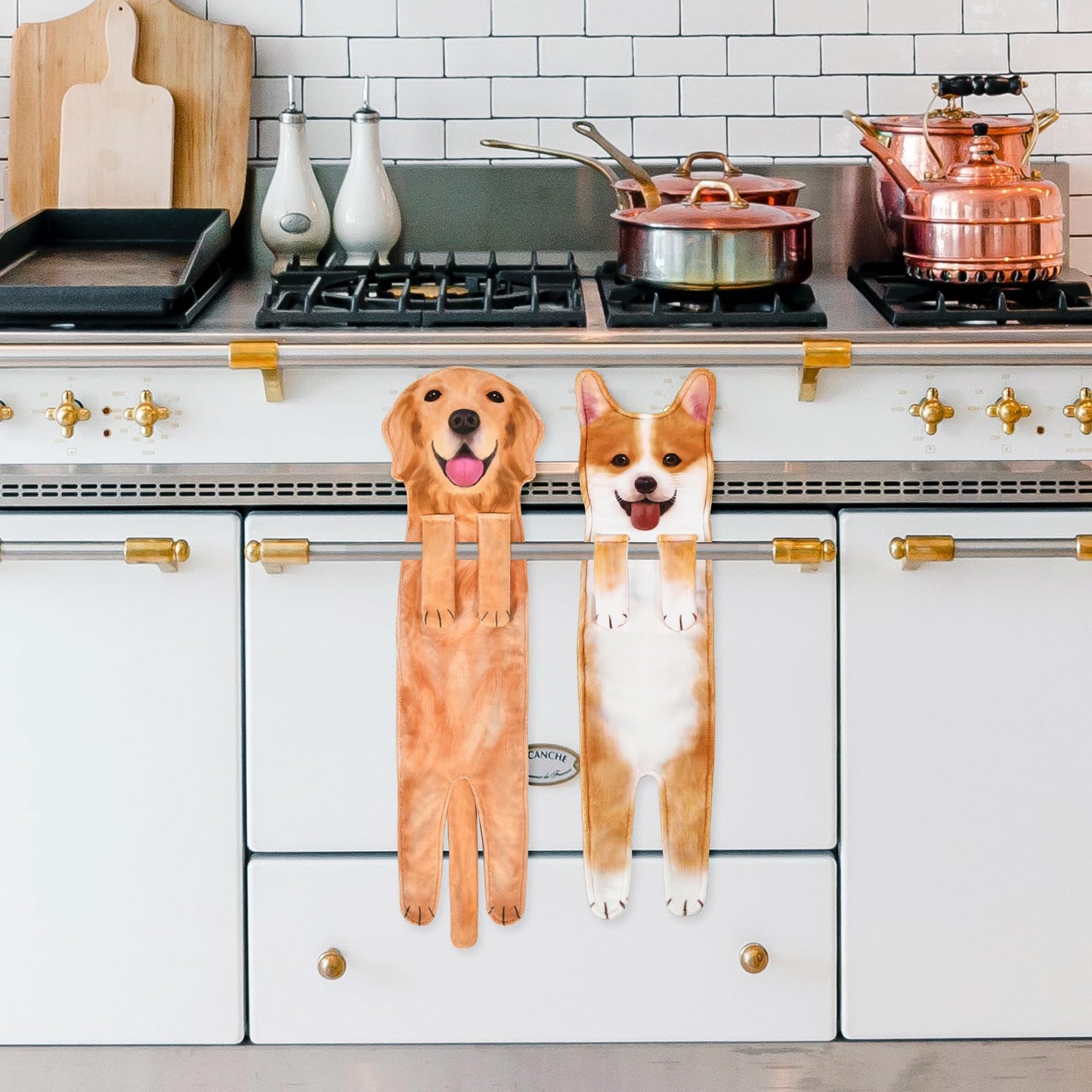 Funny Cat ＆ Dog Hand Towels