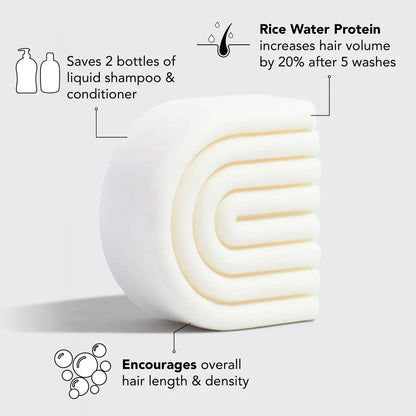 🌾Rice Shampoo and Conditioner Bars - Promotes Hair Growth