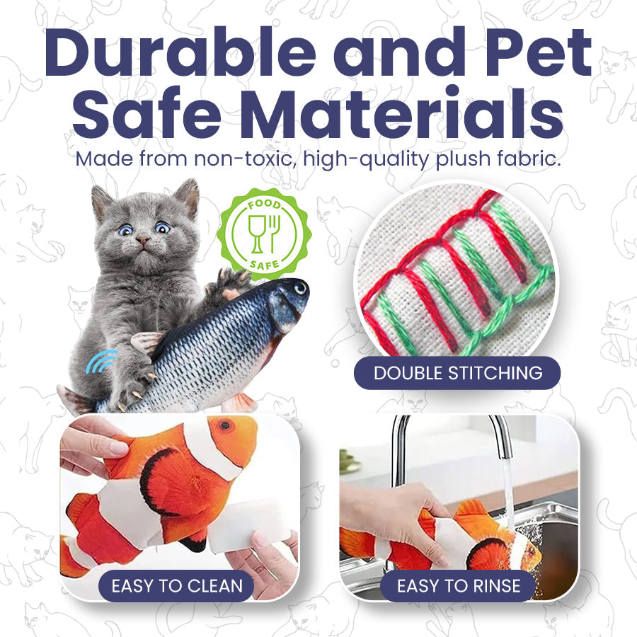 Catnip Electric Jumping Simulation Fish 🐟Cat Toy