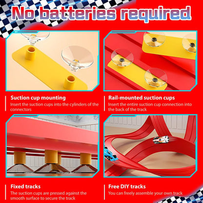 🎄🚗 Flexible Racing Track Set – DIY Racing Adventure Toy | The Best Christmas Gift for Kids 🎁