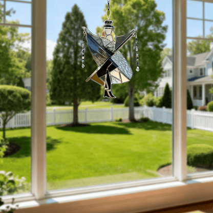 💃Stevie Nicks🤘 Handmade Stained Glass Spinner