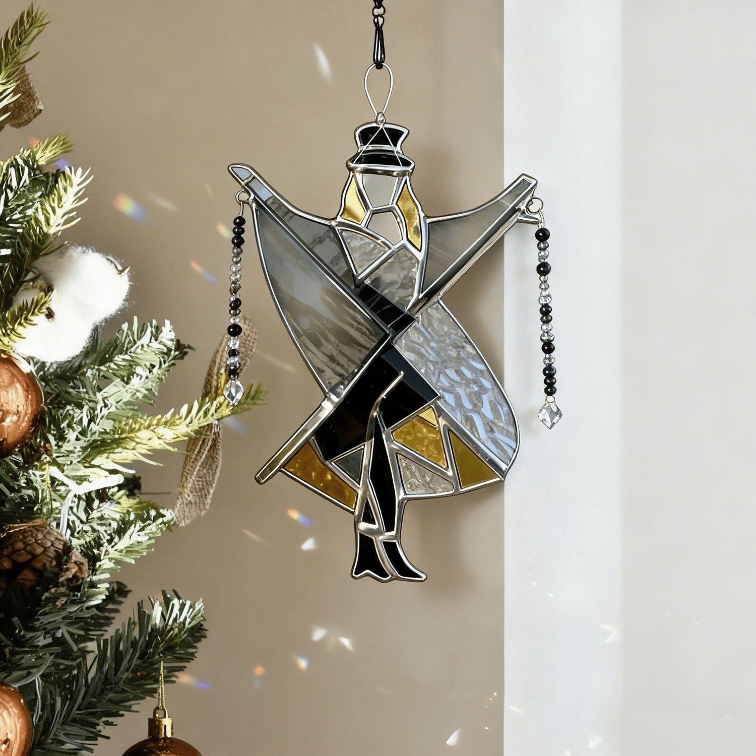 💃Stevie Nicks🤘 Handmade Stained Glass Spinner