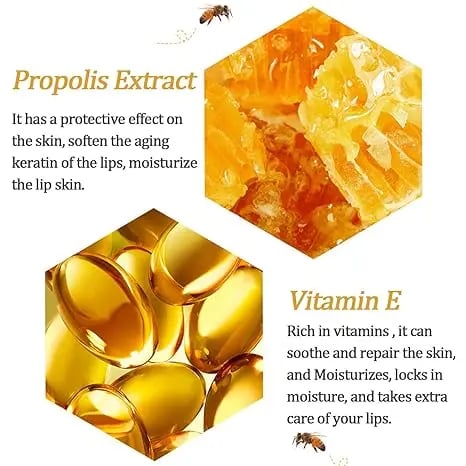 Bee Lip Balm Honey Pot 🍯 | Nourish with Natural Beeswax & Honey 🐝 - A Sweet Little Gift Idea