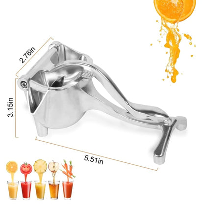 Hand Juicer Squeezer- Aluminum Manual Press Juicer🍹