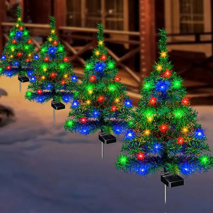 🔥Solar Christmas tree lights holiday decorations🎉🎉
