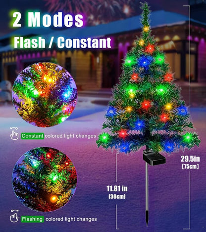 🔥Solar Christmas tree lights holiday decorations🎉🎉