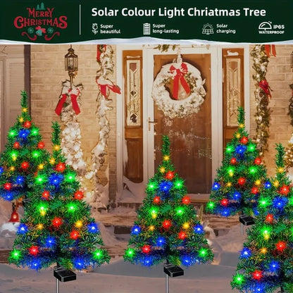 🔥Solar Christmas tree lights holiday decorations🎉🎉