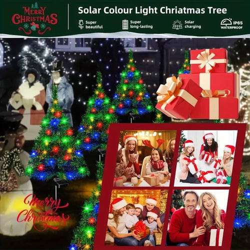 🔥Solar Christmas tree lights holiday decorations🎉🎉