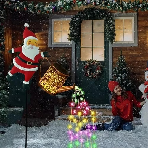 🔥Hot Sale 49% OFF💫Christmas Garden Kettle Lights – Solar Magic🎅