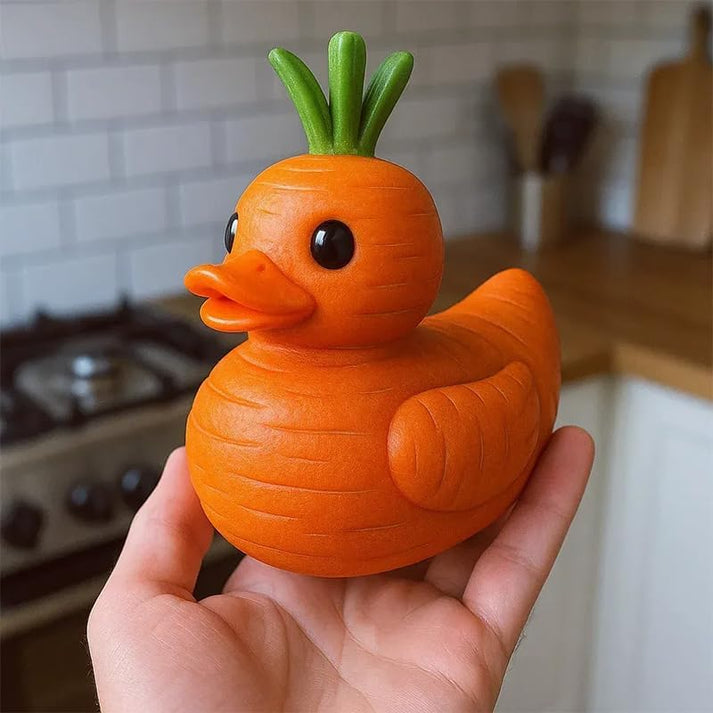 🦆 Whimsical Vegetable Duck Figurines 🥕 | Perfect Christmas Gift 🎁