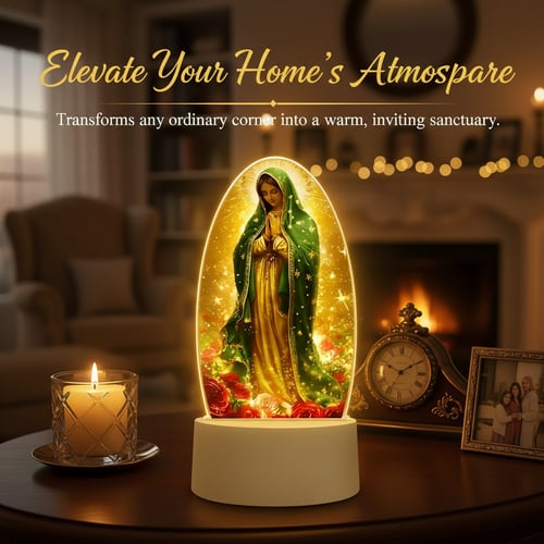 🕊️Divine Radiance: Our Lady of Guadalupe Light✨
