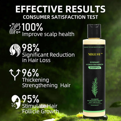 🔥LAST DAY 50% OFF - 🎅NEGUSY™ Organic Rosemary Hair Growth Shampoo