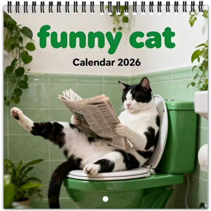 2026 Weird cats in renaissance Calendar ＆ Funny Cat Calendar