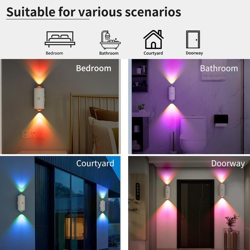 Smart Rechargeable LED Night Light with Motion Sensor 🌈✨