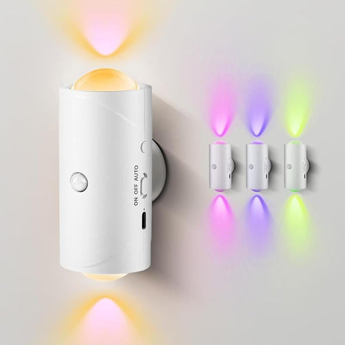 Smart Rechargeable LED Night Light with Motion Sensor 🌈✨